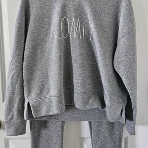 Rae Dunn Gray Loungewear Set